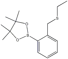 2-(2-(Ethylthiomethyl)phenyl)-4,4,5,5-tetramethyl-1,3,2-dioxaborolane CAS#: 121114-64-5