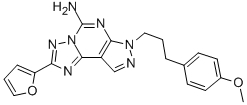 2-(2-FURANYL)-7-[3-(4-METHOXYPHENYL)PROPYL]-7H-PYRAZOLO[4,3-E][1,2,4]TRIAZOLO[1,5-C]PYRIMIDIN-5-AMINE CAS#: 316173-57-6