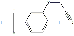 2-[[2-Fluoro-5-(trifluoroMethyl)phenyl]thio]acetonitrile CAS#: 304901-46-0