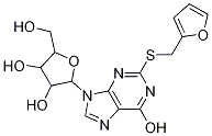 2-[2-(Furan-2-ylmethylsulfanyl)-6-hydroxy-purin-9-yl]-5-hydroxymethyl-tetrahydro-furan-3,4-diol CAS#: 32465-60-4