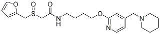2-[(2-FuranylMethyl)sulfinyl]-N-[4-[[4-(1-piperidinylMethyl)-2-pyridinyl]oxy]butyl]acetaMide CAS#: 118288-14-5