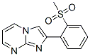 2-[2-(Methylsulfonyl)phenyl]imidazo[1,2-a]pyrimidine CAS#: 3458-53-5