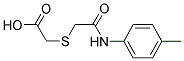 2-([2-OXO-2-(4-TOLUIDINO)ETHYL]SULFANYL)ACETIC ACID CAS#: 338409-62-4