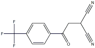 2-(2-Oxo-2-(4-(trifluoromethyl)phenyl)ethyl)malononitrile CAS#: 312308-30-8