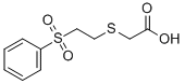 2-([2-(PHENYLSULFONYL)ETHYL]THIO)ACETIC ACID CAS#: 175201-57-7