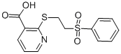 2-[2-(PHENYLSULFONYL)ETHYLTHIO]NICOTINIC ACID CAS#: 175203-21-1