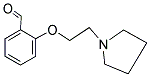 2-(2-PYRROLIDIN-1-YL-ETHOXY)-BENZALDEHYDE CAS#: 35166-80-4