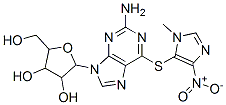 2-[2-amino-6-(3-methyl-5-nitro-imidazol-4-yl)sulfanyl-purin-9-yl]-5-(hydroxymethyl)oxolane-3,4-diol CAS#: 3384-61-0