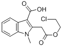 2-(2-chloroethoxycarbonylmethyl)-1-methyl-indole-3-carboxylic acid CAS#: 131119-01-2