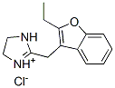 2-[(2-ethyl-3-benzofuranyl)methyl]-4,5-dihydro-1H-imidazolium chloride CAS#: 37795-09-8