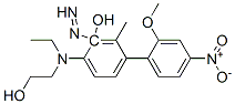 2-[2-hydroxyethyl-[4-(2-methoxy-4-nitro-phenyl)diazenyl-3-methyl-phenyl]amino]ethanol CAS#: 41541-11-1