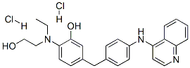 2-[2-hydroxyethyl-[4-[[4-(quinolin-4-ylamino)phenyl]methyl]phenyl]amin o]ethanol dihydrochloride CAS#: 133041-49-3