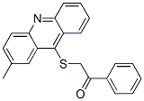 2-(2-methylacridin-9-yl)sulfanyl-1-phenyl-ethanone CAS#: 134826-36-1
