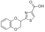 2-(2,3-DIHYDRO-1,4-BENZODIOXIN-2-YL)-1,3-THIAZOLE-4-CARBOXYLIC ACID, 90%+ CAS#: 175203-34-6