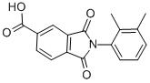 2-(2,3-DIMETHYL-PHENYL)-1,3-DIOXO-2,3-DIHYDRO-1H-ISOINDOLE-5-CARBOXYLIC ACID CAS#: 294667-08-6