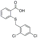 2-[(2,4-DICHLOROBENZYL)SULFANYL]BENZENECARBOXYLIC ACID CAS#: 385383-42-6