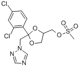 2-(2,4-DICHLOROPHENYL)-2-(1,2,4-TRIAZOL-1-YL METHYL)-1,3-DIOXALANE-4-YL METHYL METHANE SULFONATE CAS#: 115897-54-6