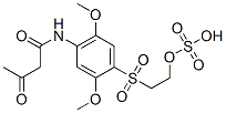 2-(2,5-dimethoxy-4-(3-oxobutanamido)phenylsulfonyl)ethyl hydrogen sulfate CAS#: 116390-88-6