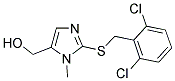 (2-[(2,6-DICHLOROBENZYL)SULFANYL]-1-METHYL-1H-IMIDAZOL-5-YL)METHANOL CAS#: 338422-43-8