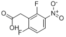 2-(2,6-DIFLUORO-3-NITROPHENYL)ACETIC ACID CAS#: 361336-78-9