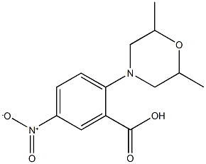 2-(2,6-DIMETHYLMORPHOLINO)-5-NITROBENZOIC ACID CAS#: 175136-71-7