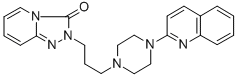 2-(3-(4-(2-quinolyl))-1-piperazinyl)propyl-1,2,4-triazolo(4,3-a)pyridin-3(2H)-one CAS#: 139477-46-6