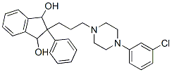 2-[3-[4-(m-Chlorophenyl)-1-piperazinyl]propyl]-2-phenyl-1,3-indanediol CAS#: 31805-09-1