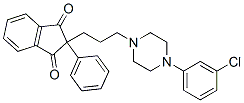 2-[3-[4-(m-Chlorophenyl)-1-piperazinyl]propyl]-2-phenyl-1,3-indanedione CAS#: 31518-94-2