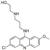 2-[[3-[(6-Chloro-2-methoxyacridin-9-yl)amino]propyl]amino]ethanol CAS#: 37020-26-1