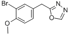 2-(3-Bromo-4-methoxy-benzyl)-[1,3,4]oxadiazole CAS#: 344886-48-2