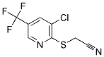 2-([3-CHLORO-5-(TRIFLUOROMETHYL)-2-PYRIDINYL]SULFANYL)ACETONITRILE CAS#: 306976-81-8