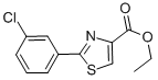 2-(3-CHLORO-PHENYL)-THIAZOLE-4-CARBOXYLIC ACID ETHYL ESTER CAS#: 132089-34-0