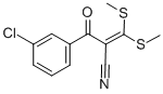 2-(3-CHLOROBENZOYL)-3,3-DI(METHYLTHIO)ACRYLONITRILE CAS#: 175137-70-9