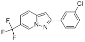 2-(3-CHLOROPHENYL)-6-(TRIFLUOROMETHYL)PYRAZOLO[1,5-A]PYRIDINE CAS#: 372122-59-3