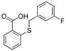 2-[(3-FLUOROBENZYL)SULFANYL]BENZENECARBOXYLIC ACID CAS#: 385383-44-8