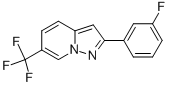 2-(3-FLUOROPHENYL)-6-(TRIFLUOROMETHYL)PYRAZOLO[1,5-A]PYRIDINE CAS#: 372122-53-7