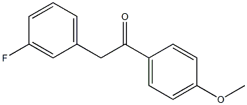 2-(3-Fluorophenyl)-1-(4-Methoxyphenyl)ethanone CAS#: 153529-18-1