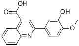 2-(3-HYDROXY-4-METHOXY-PHENYL)-QUINOLINE-4-CARBOXYLIC ACID CAS#: 32366-62-4