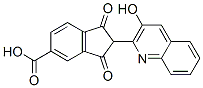 2-(3-Hydroxy-2-quinolyl)-1,3-dioxo-5-indanecarboxylic acid CAS#: 40538-23-6