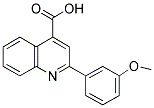 2-(3-METHOXYPHENYL)QUINOLINE-4-CARBOXYLIC ACID CAS#: 159782-19-1