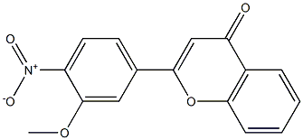2-(3-Methoxy-4-nitrophenyl)-4H-1-benzopyran-4-one CAS#: 145370-39-4