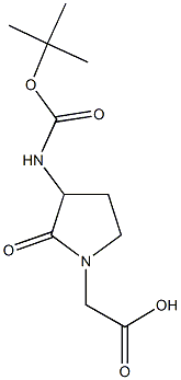2-(3-(TERT-BUTOXYCARBONYLAMINO)-2-OXOPYRROLIDIN-1-YL)ACETICACID CAS#: 116339-45-8