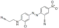 2-[[3-chloro-4-[(2-cyanoethyl)amino]phenyl]azo]-5-nitrobenzonitrile CAS#: 39952-00-6