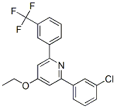 2-(3-chlorophenyl)-4-ethoxy-6-[3-(trifluoromethyl)phenyl]pyridine CAS#: 144320-19-4