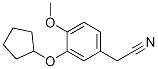 2-(3-(cyclopentyloxy)-4-Methoxyphenyl)acetonitrile CAS#: 141333-36-0