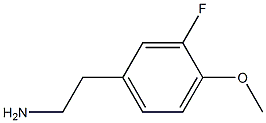 2-(3-fluoro-4-methoxyphenyl)ethanamine CAS#: 458-40-2