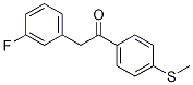 2-(3-fluorophenyl)-1-(4-(methylthio)phenyl)ethanone CAS#: 301699-27-4