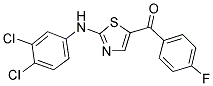[2-(3,4-DICHLOROANILINO)-1,3-THIAZOL-5-YL](4-FLUOROPHENYL)METHANONE CAS#: 339022-92-3