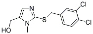 (2-[(3,4-DICHLOROBENZYL)SULFANYL]-1-METHYL-1H-IMIDAZOL-5-YL)METHANOL CAS#: 339098-46-3