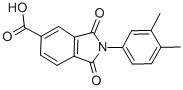 2-(3,4-DIMETHYL-PHENYL)-1,3-DIOXO-2,3-DIHYDRO-1H-ISOINDOLE-5-CARBOXYLIC ACID CAS#: 294667-04-2